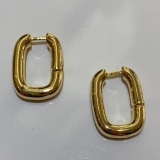 BRINCO ARGOLA QUADRADA LISA