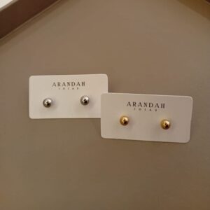 BRINCO BOLINHA LISA AURUM TECH