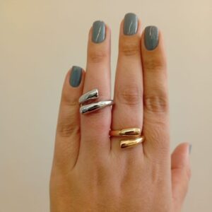 ANEL VOLTAS AURUM TECH-DOURADO